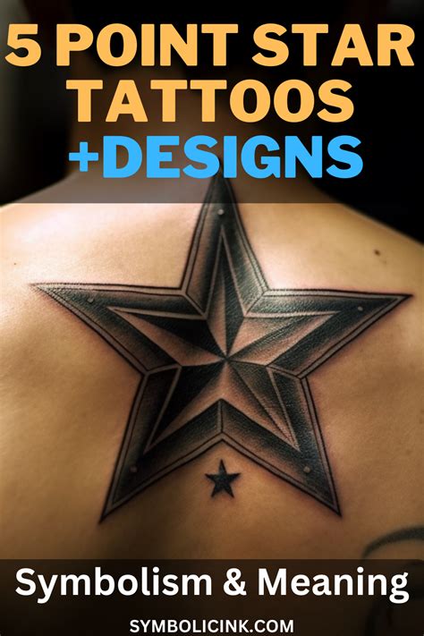 5 pointed star tattoo|5 Star Tattoo Meaning: Unveiling The Symbolism Behind This。